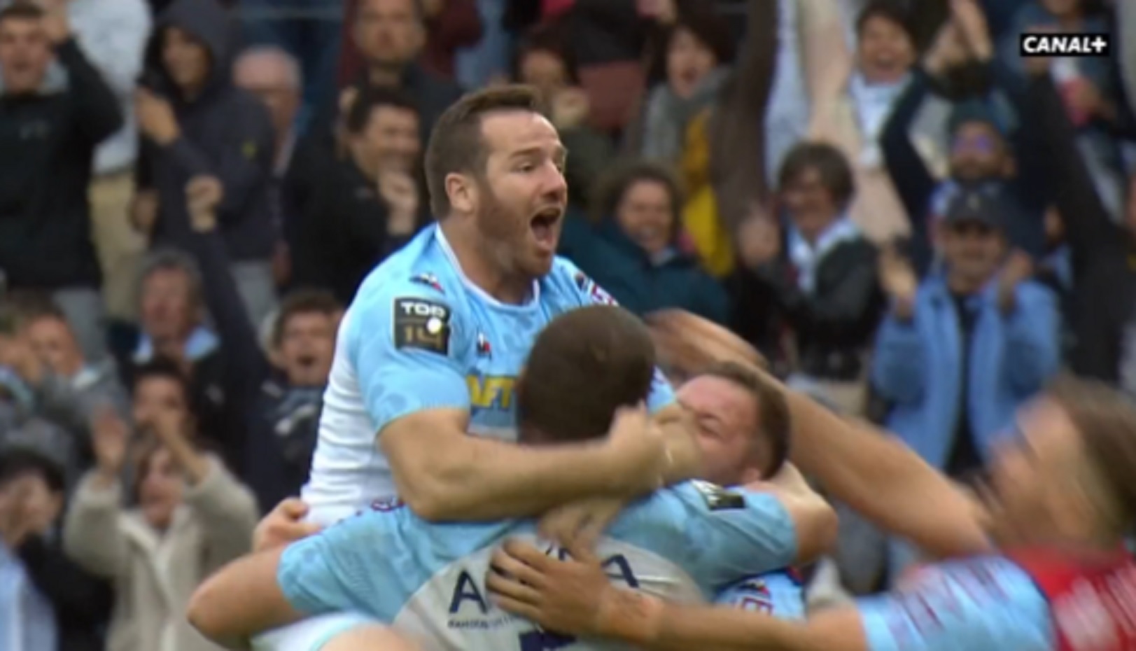 VIDEO : Camille Lopez et les Bayonnais exultent après avoir terrassé Clermont !