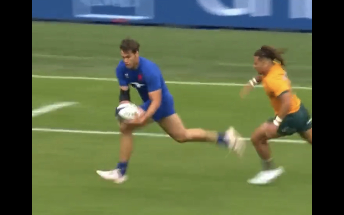 VIDEO : L’exploit individuel de Damian Penaud qui file seul à l’essai !