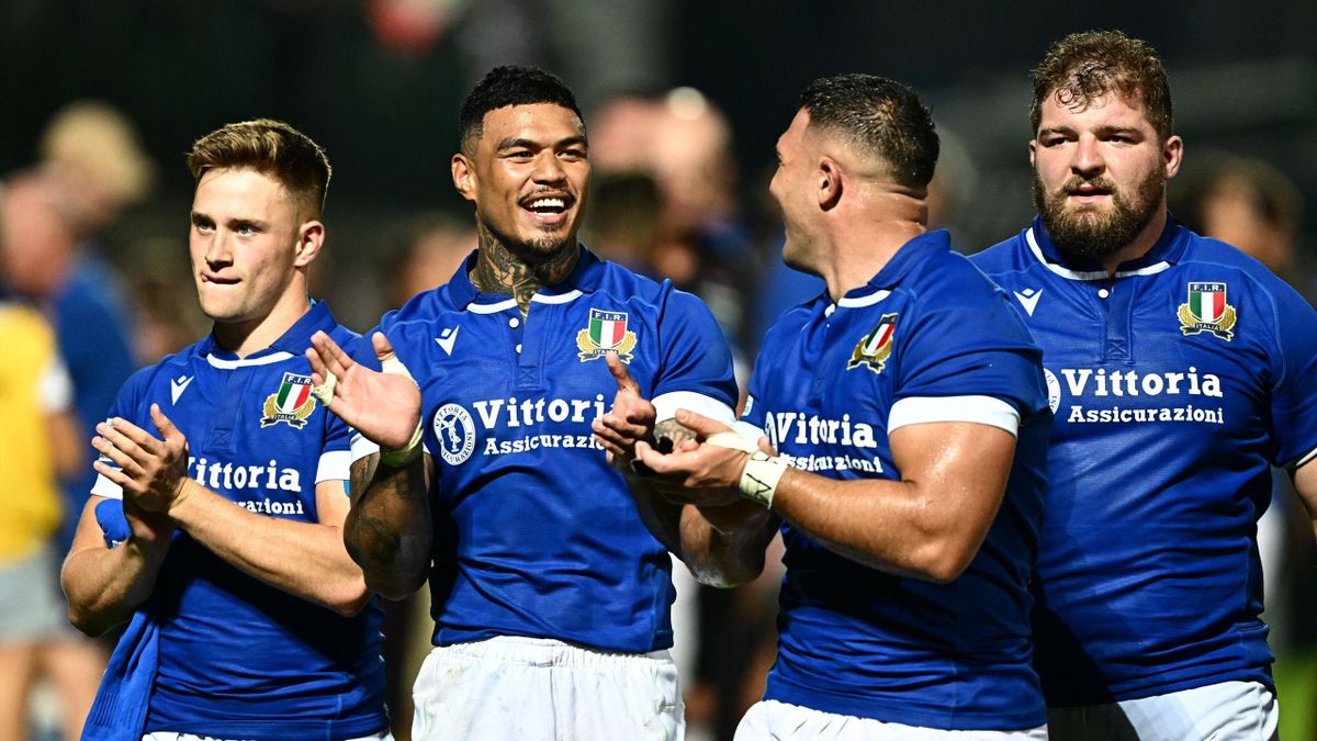 I giocatori italiani vogliono rispondere all'Haka degli All-Blacks!