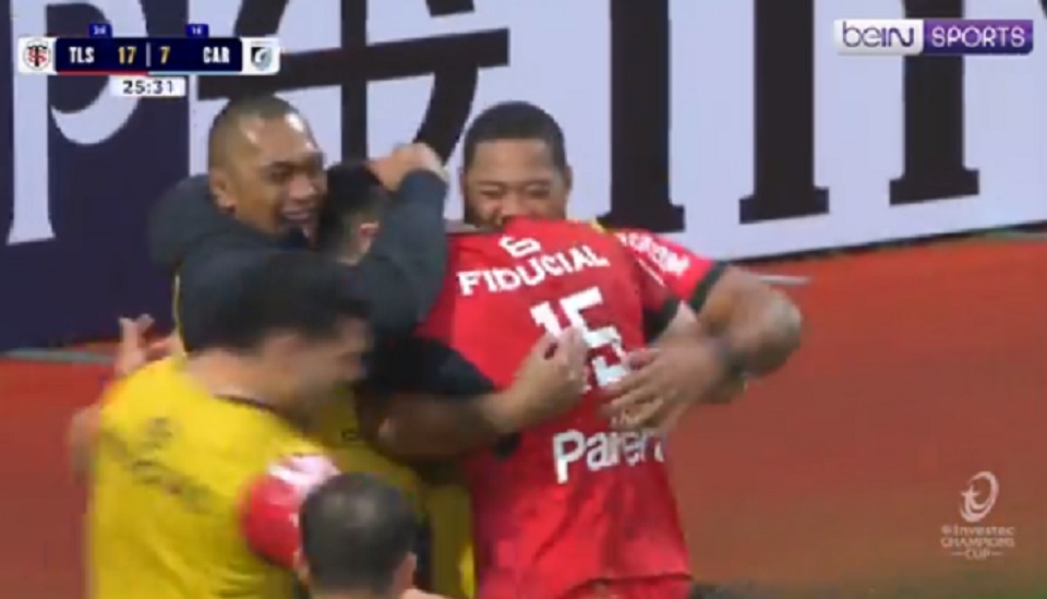 VIDEO : Le remplaçant de Melvyn Jaminet marque deux essais pour son premier match avec Toulouse !