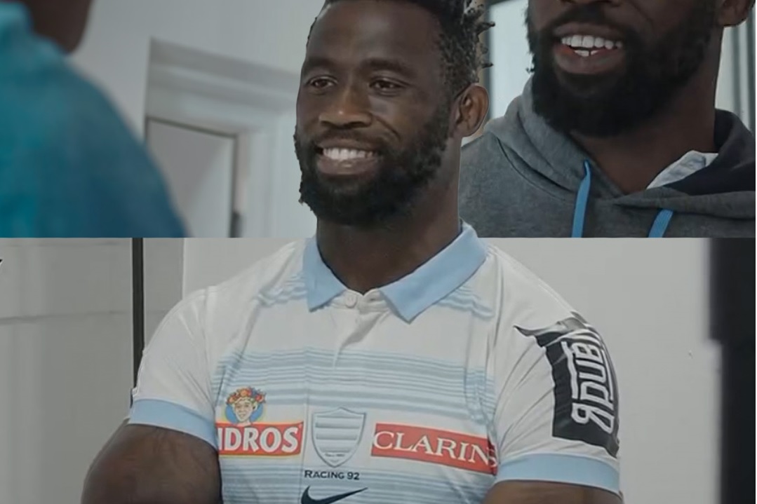 Siya Kolisi comme un enfant au Stade Jean-Dauger !