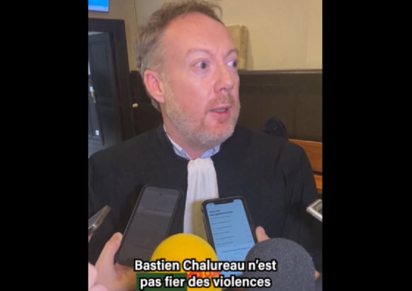 VIDEO : L’avocat de Bastien Chalureau estime que l’honneur de son client est lavé