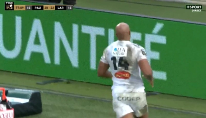 VIDEO : L’essai de Teddy Thomas pour la victoire Rochelaise à Pau !