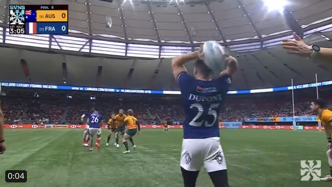 VIDEO : Quand Antoine Dupont lance en touche avec l’équipe de France à VII