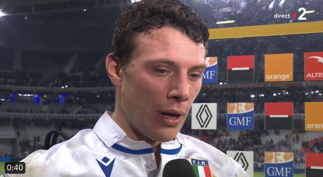 Paolo Garbisi : “Les joueurs français qui ont bougé ? Non, ça ne m’a pas dérangé”