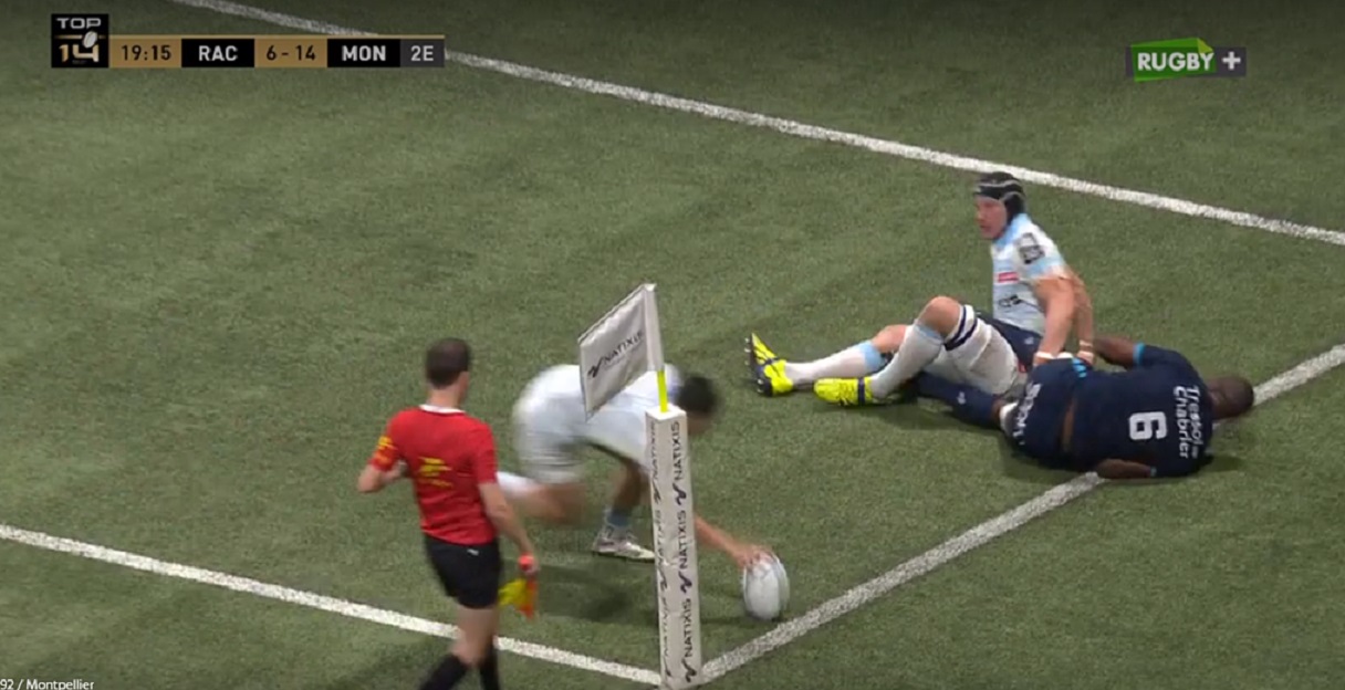 Une erreur arbitrale a été commise lors du match Racing 92 – Montpellier !