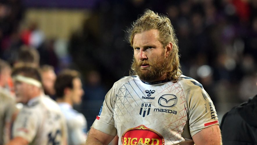 L’Agenais Evan Olmstead a soudainement quitté le stade Armandie en cours de rencontre !