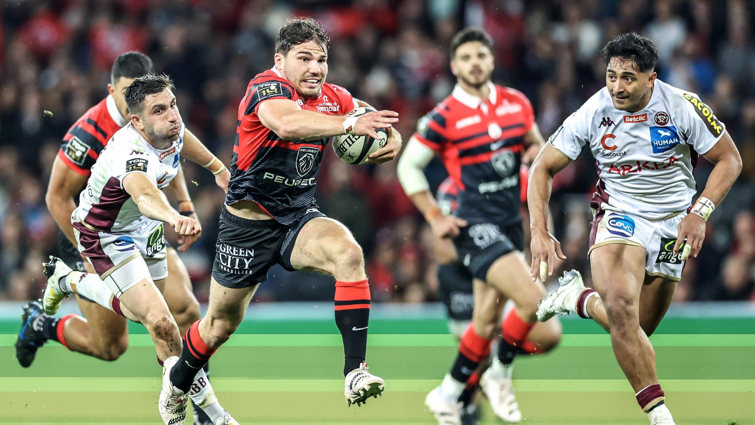 7 joueurs Toulousains forfaits contre Bordeaux-Bègles, plusieurs absents à l’UBB dont Madosh Tambwe !