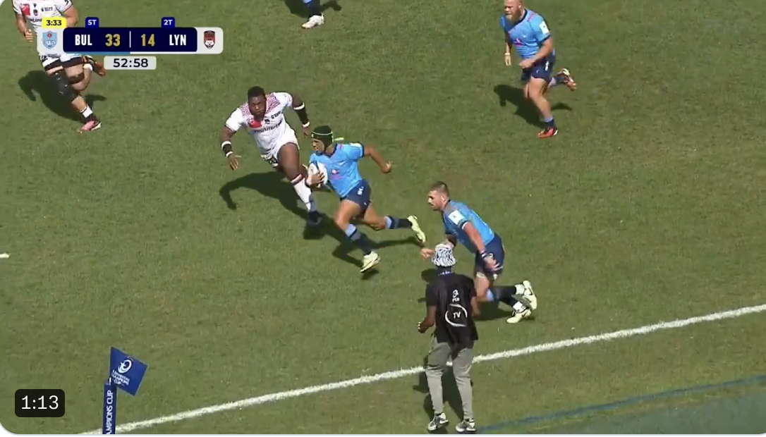 VIDEO : En roues libres, le LOU Rugby encaisse un essai de 100 mètres !