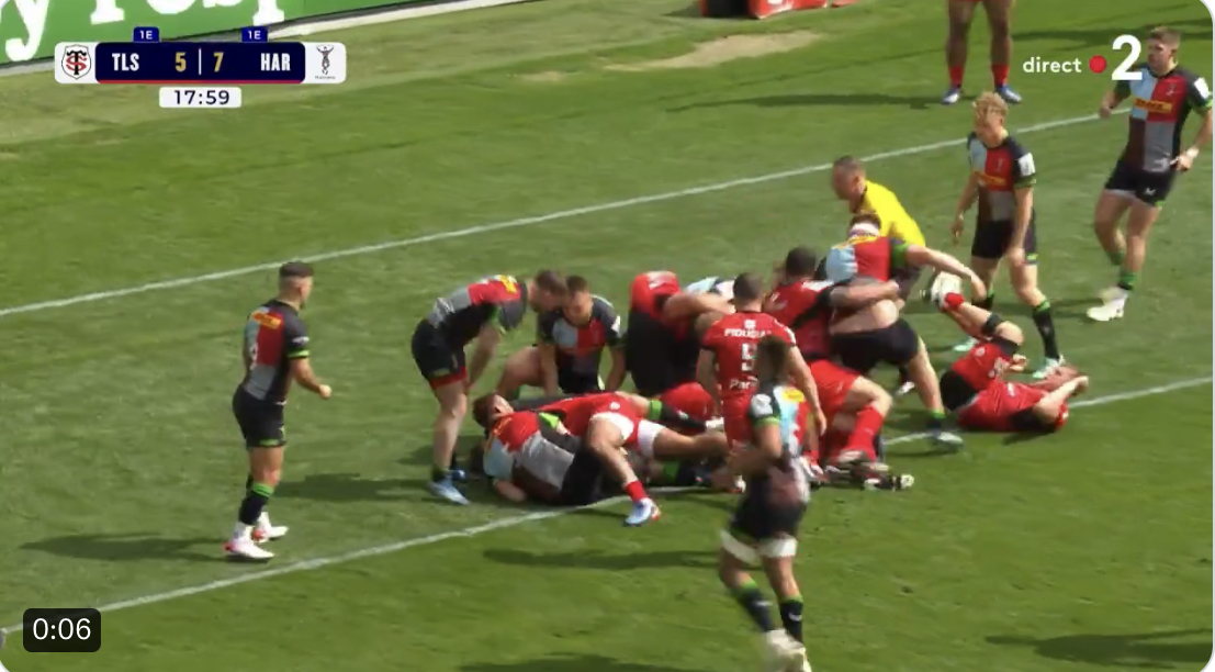 VIDEO : L’essai en force de Peato Mauvaka contre les Harlequins