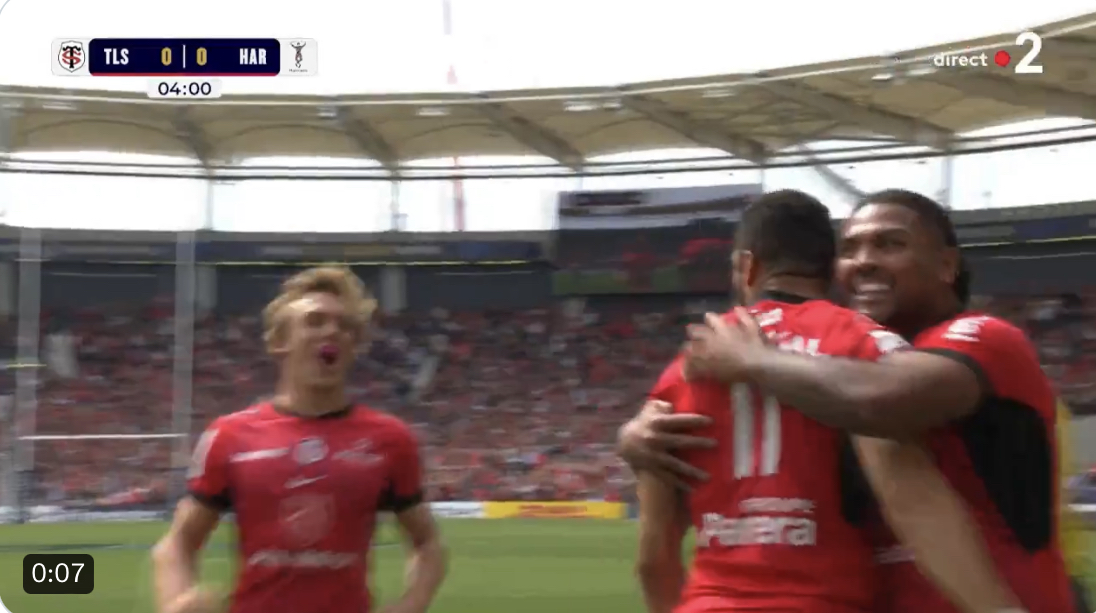 VIDEO : L’essai de Matthis Lebel après 4 minutes de jeu !