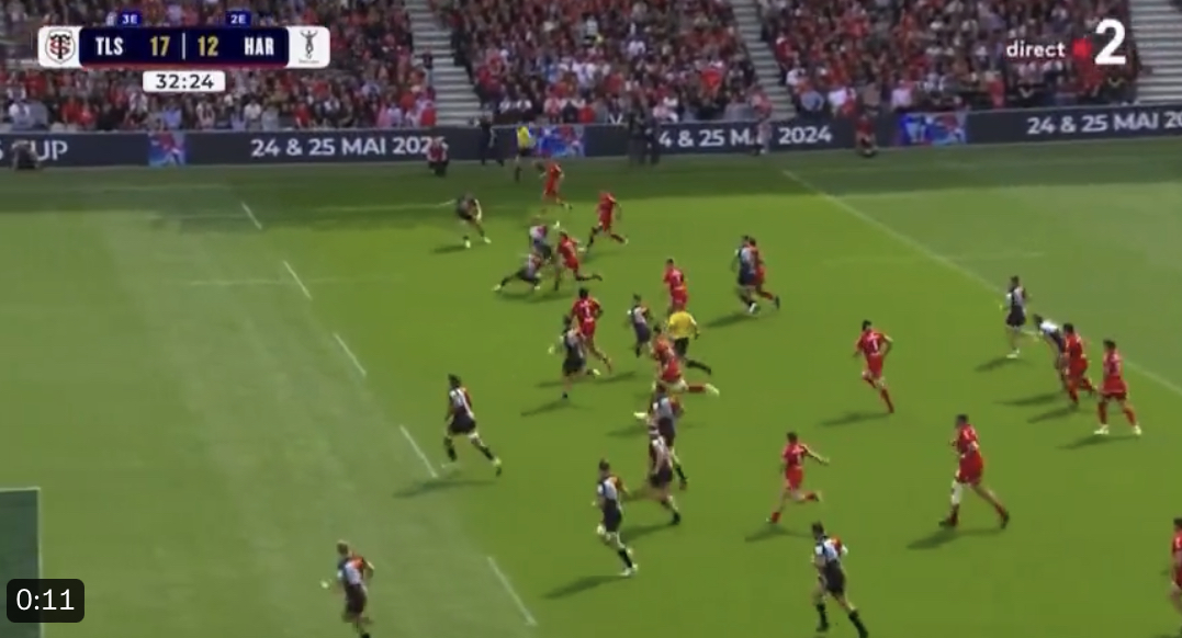 VIDEO : Quand Paul Costes élimine deux joueurs des Harlequins avec un crochet dévastateur