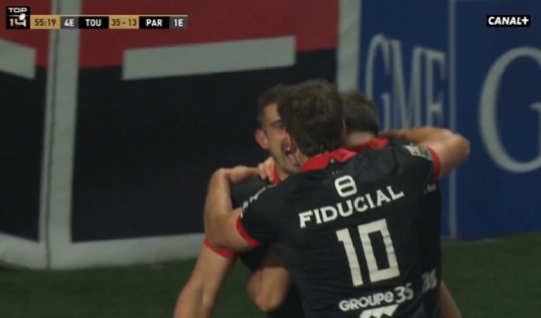 VIDEO : L’essai totalement fou de 80 mètres inscrit par Toulouse contre le Stade-Français !