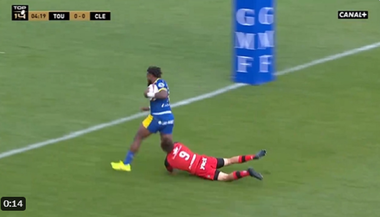 VIDEO : L’essai de Raka qui éteint le Stade Mayol