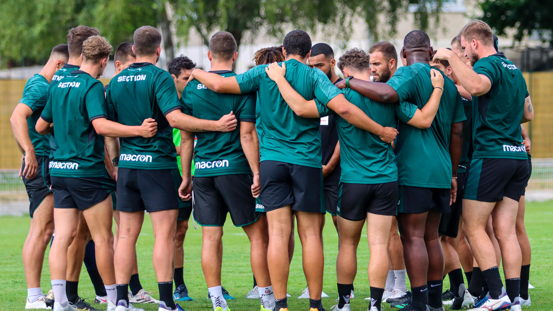 La composition type de la Section Paloise pour la saison 2025 / 2025