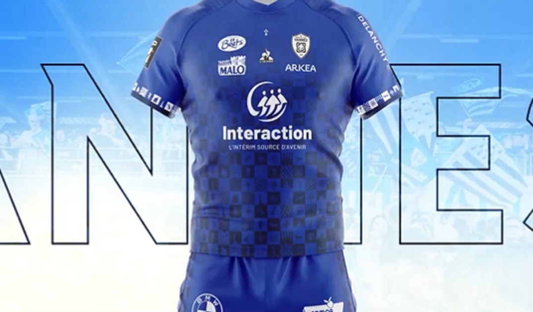 Vannes devoile son maillot pour le Top 14 Minute Sports