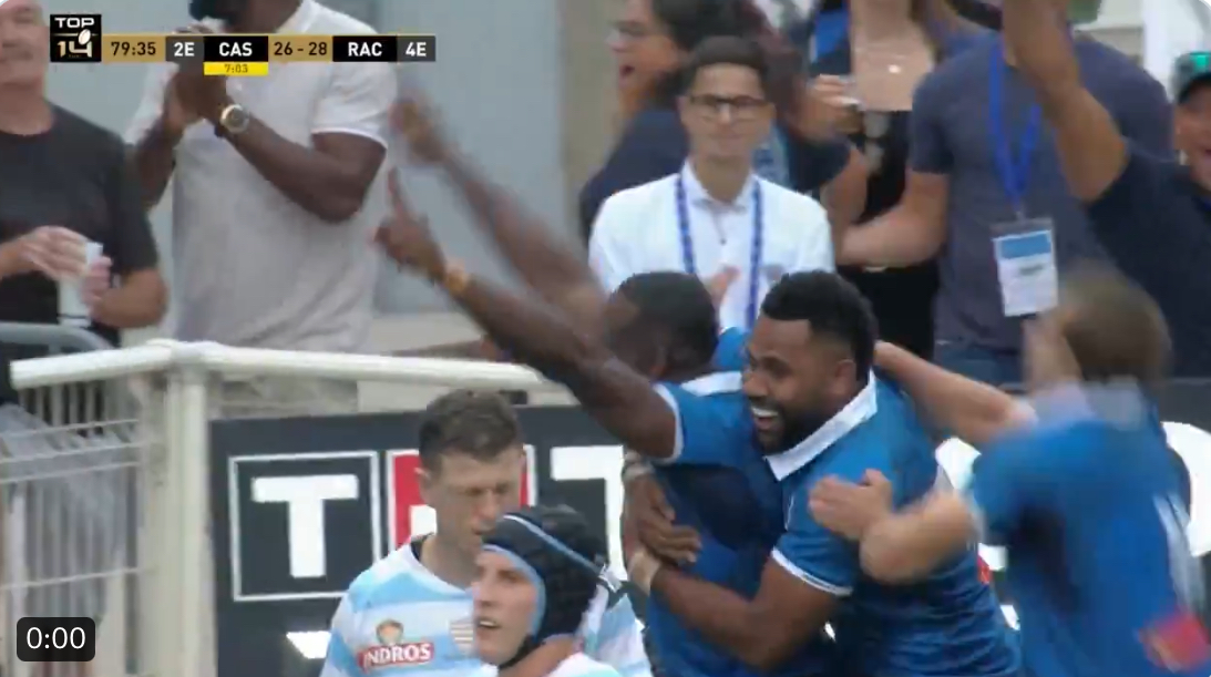 VIDEO : L’essai de la victoire de Christian Ambadiang !