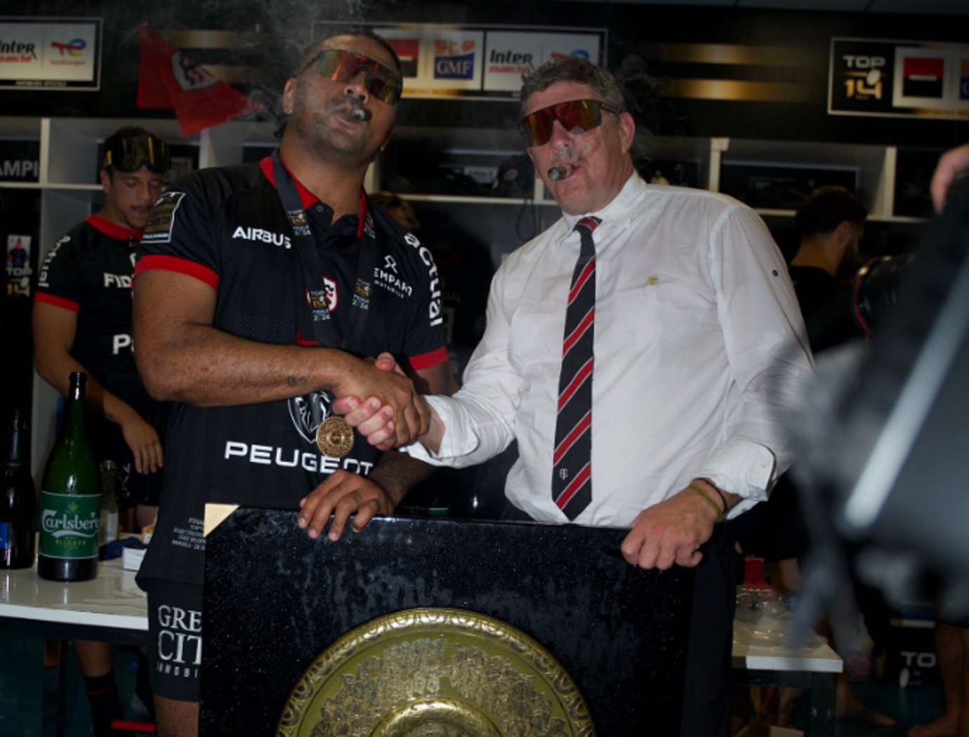 Peato Mauvaka raconte l’improbable histoire de sa photo avec Didier Lacroix en mode “mafieux”