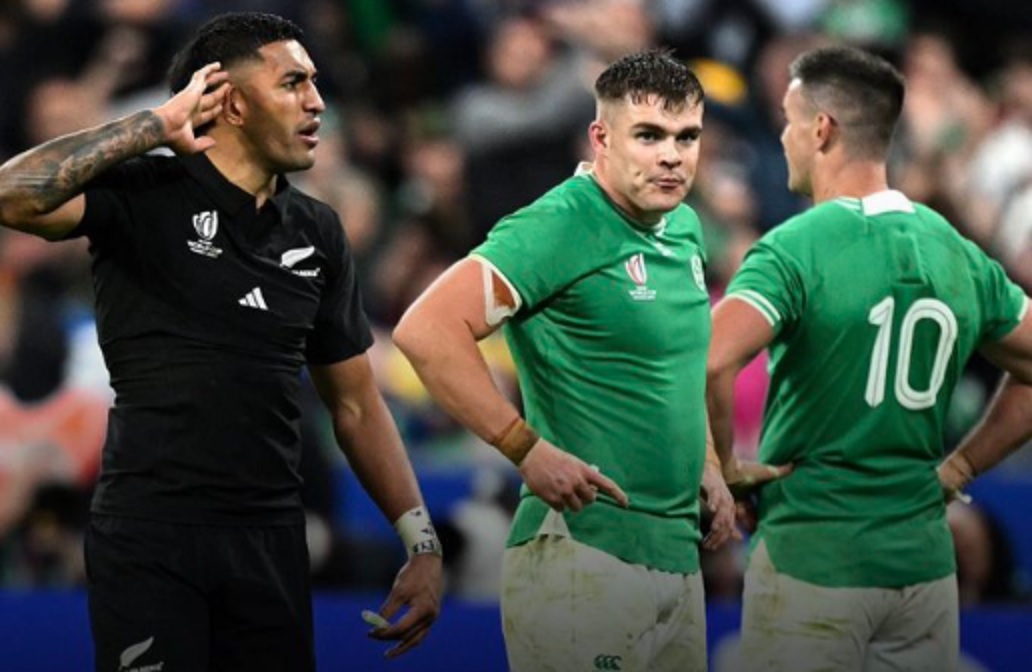 Le All-Black Rieko Ioane adresse un gros tacle à Jonathan Sexton !