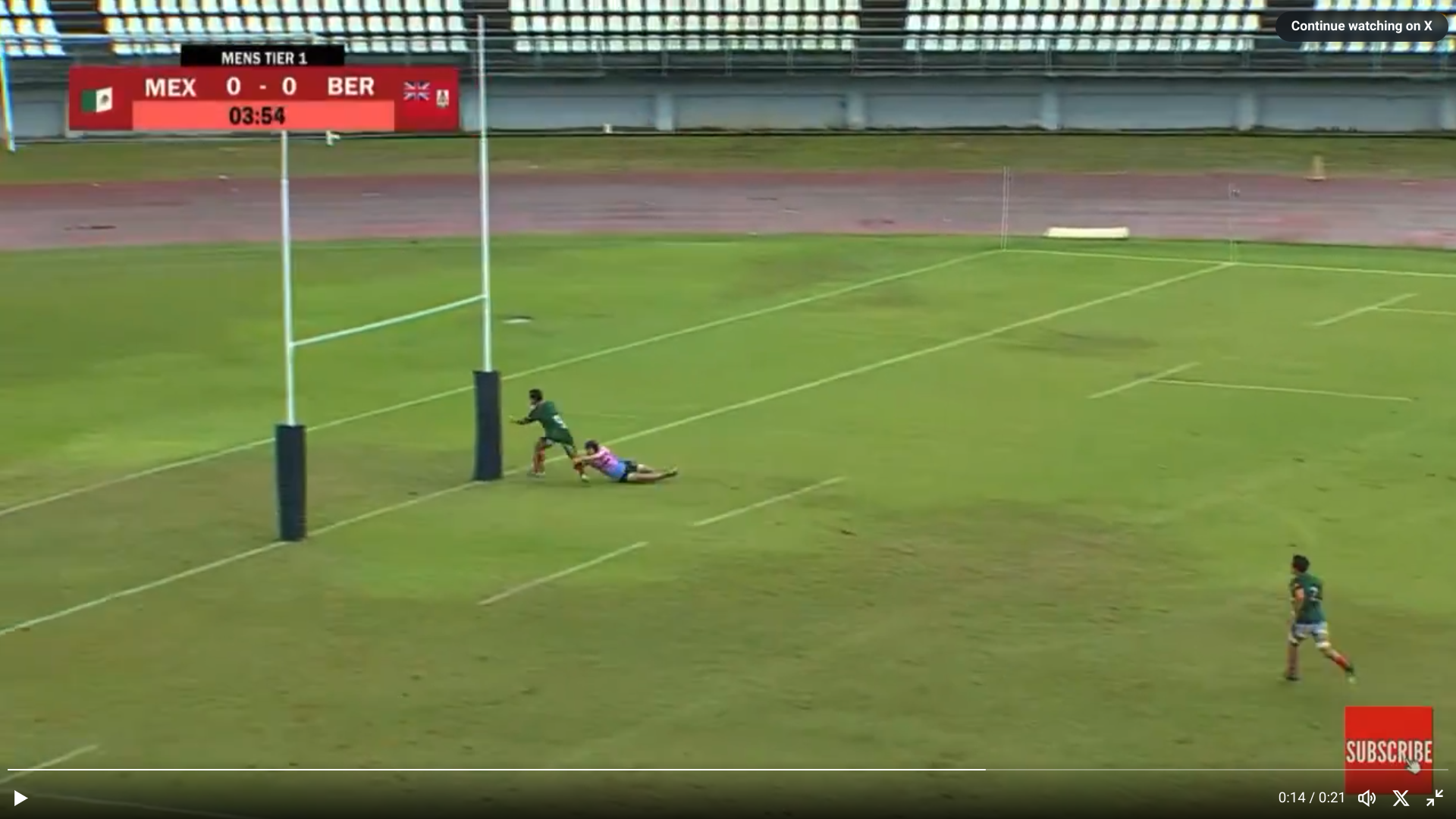 VIDEO – Un joueur se blesse de manière insolite !