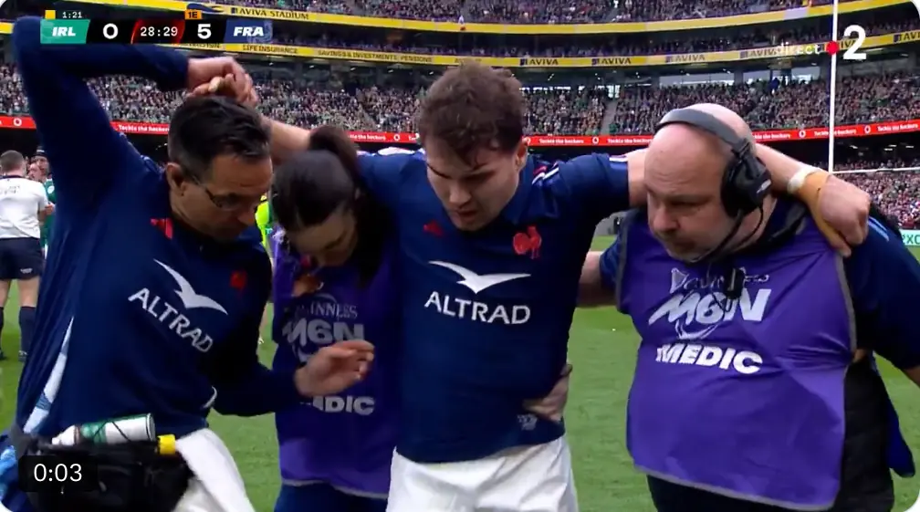 OFFICIEL : Rupture des ligaments croisés et fin de saison pour Antoine Dupont !