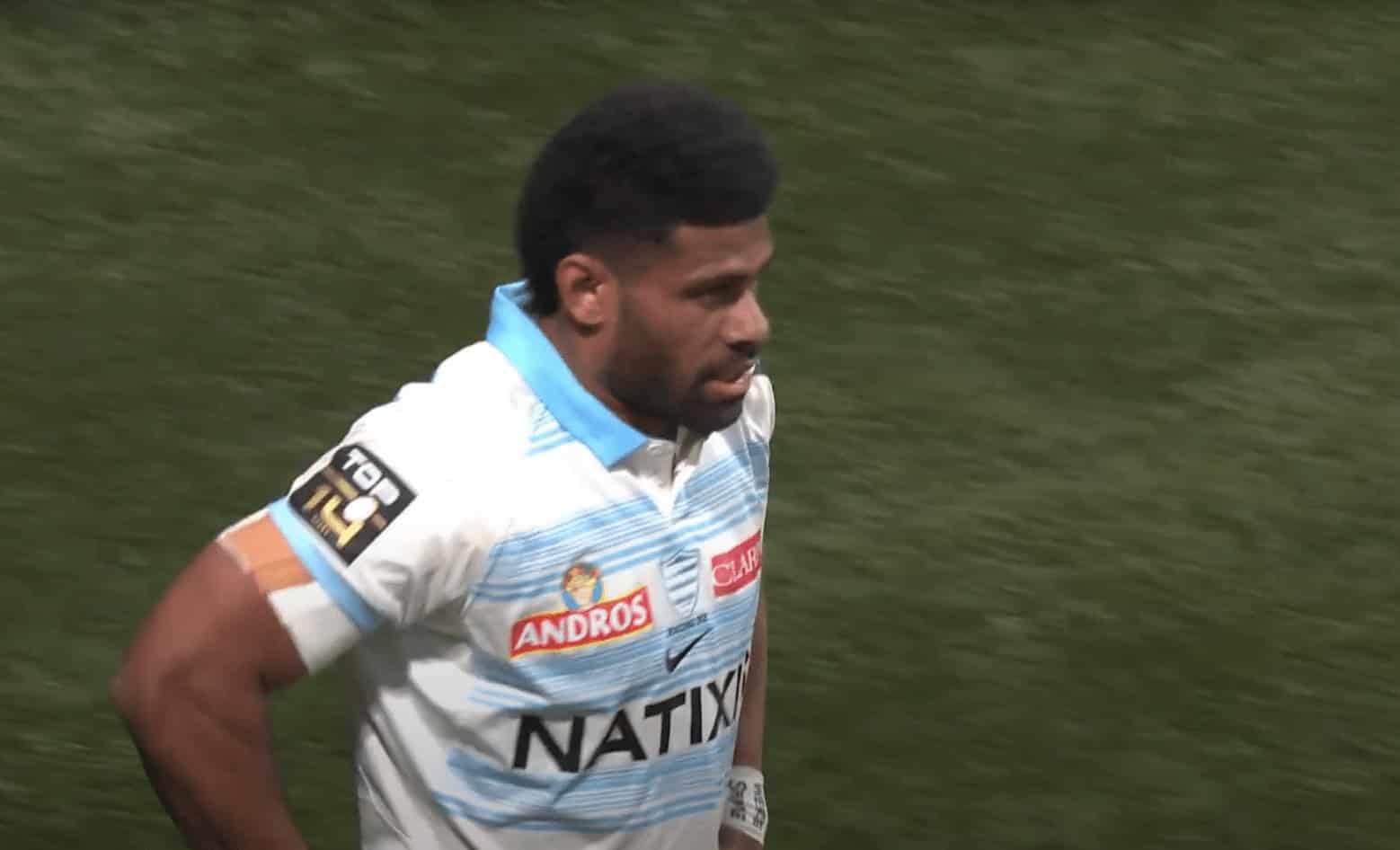 Gros coup dur pour l’ailier du Racing 92 Wame Naituvi !